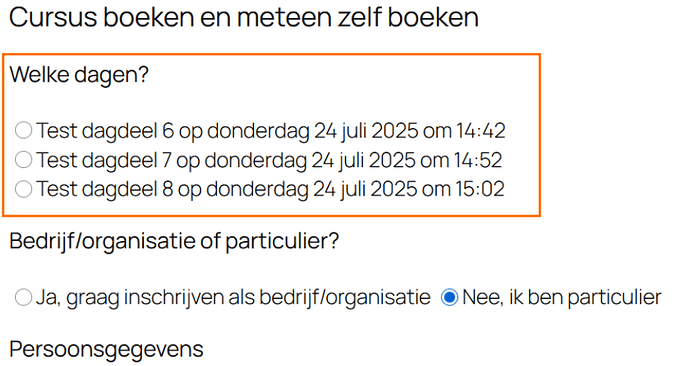 Maximaal 1 gekozen